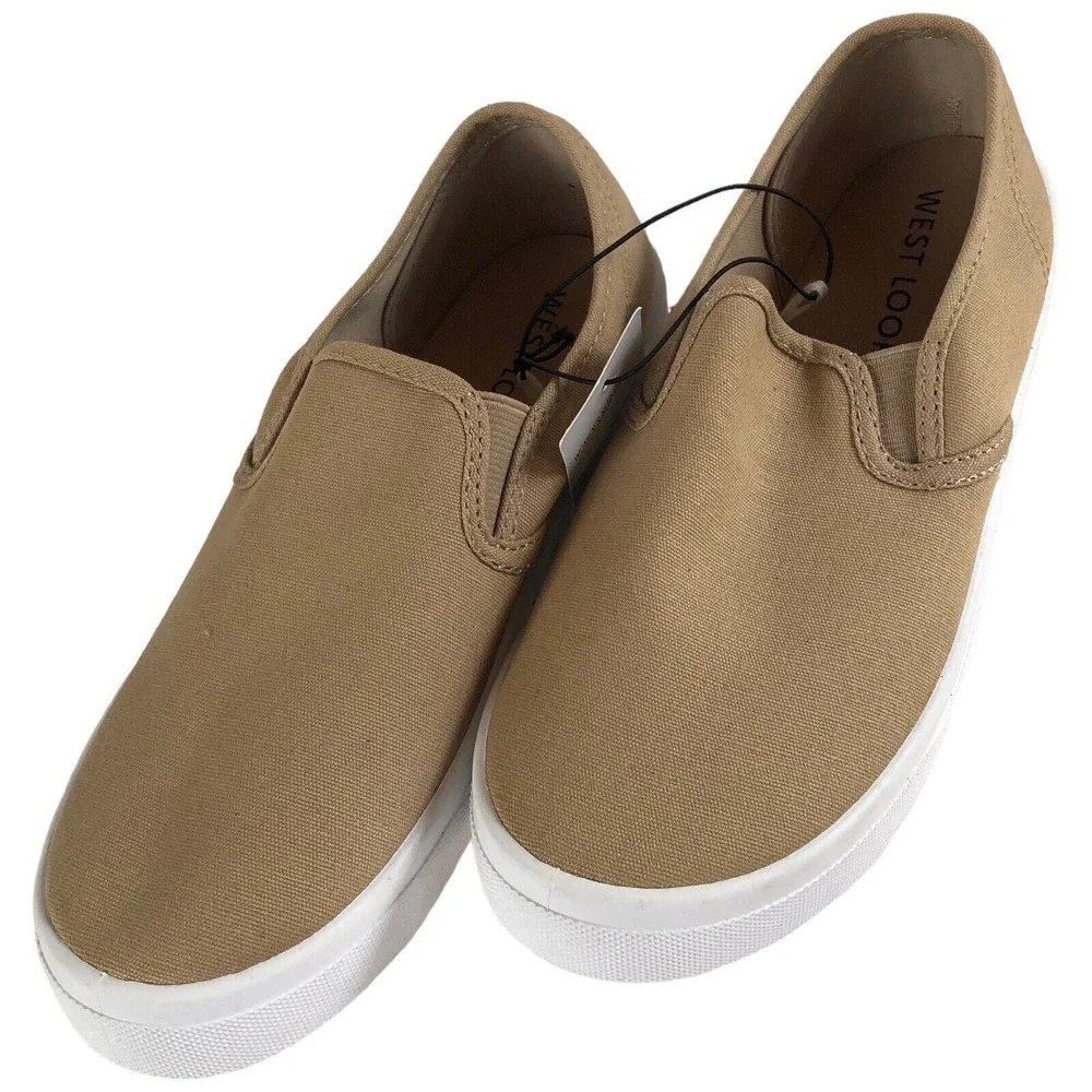 Women S West Loop Size Small 5/6 Slip On Tennis Shoes Sneakers NWT Brown… - Picture 4 of 16